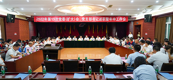 綿陽機(jī)場召開2022年第19次黨委（擴(kuò)大）會、黨支部書記述職暨年中工作會.jpg